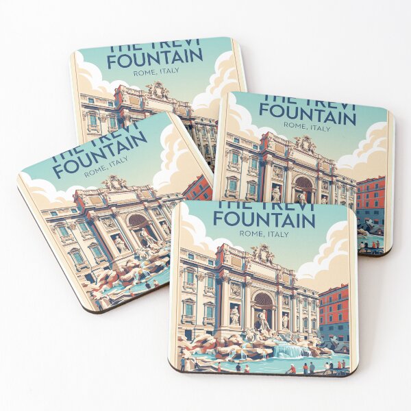 Item preview, The Trevi Fountain — Rome, Italy designed and sold by Bad-Decisions-Designs.