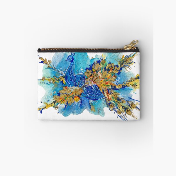 Item preview, Royal Peacock of the Golden Dawn Majestic Watercolor designed and sold by DesseindImages.