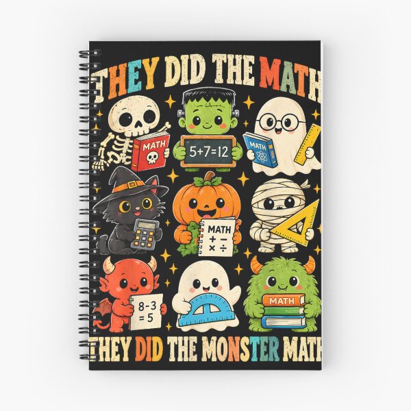 Item preview, Halloween Monster Math Cute Characters designed and sold by otaku.edwardj.