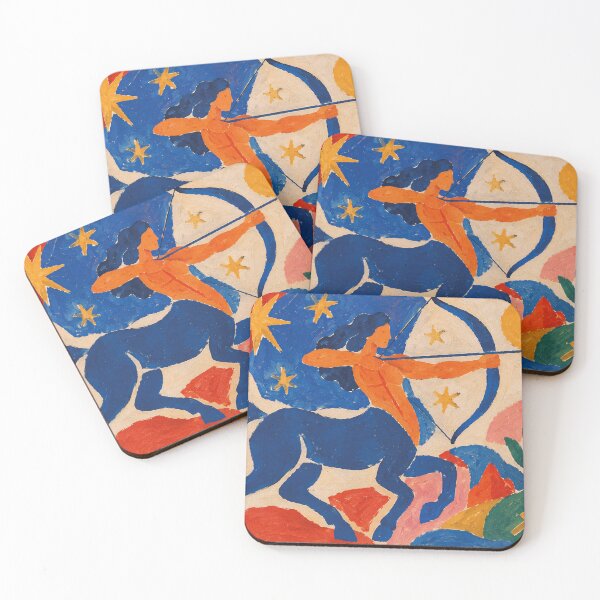 Item preview, Sagittarius Painting – Contemporary Astrological Wall Art designed and sold by GalleryKauffeld.