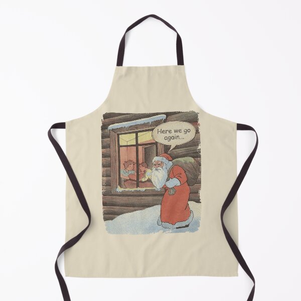 Item preview, Here We Go Again Funny Vintage Santa Christmas Meme. #2 designed and sold by EunsooLee.