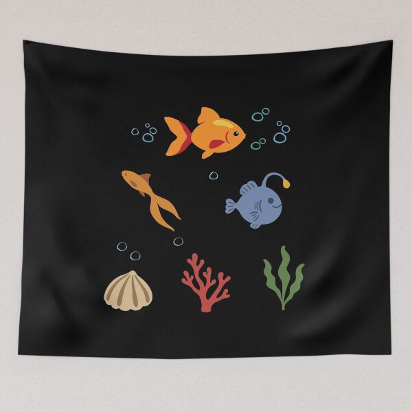 Item preview, Fish Underwater Children Goldfish Anglerfish designed and sold by Sir-Freaky.