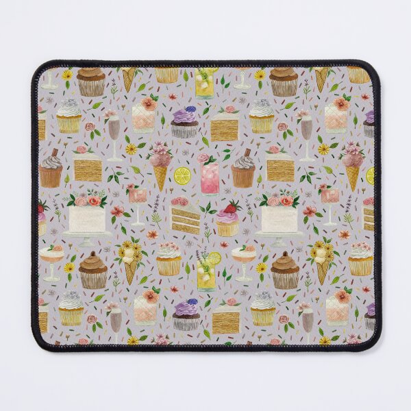 Item preview, Floral Birthday Cakes, Ice Cream and Cocktails Pattern designed and sold by Lauren Ullrich.