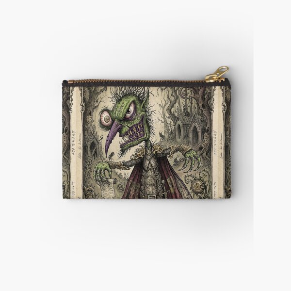 Item preview, The Creepy Goblin rogue horror illustration designed and sold by Vintage Designs +.