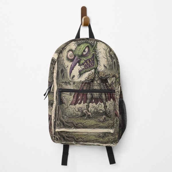 Item preview, The Creepy Goblin rogue horror illustration designed and sold by Vintage Designs +.