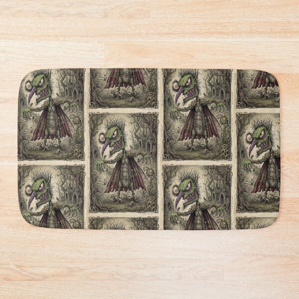 Item preview, The Creepy Goblin rogue horror illustration designed and sold by Vintage Designs +.