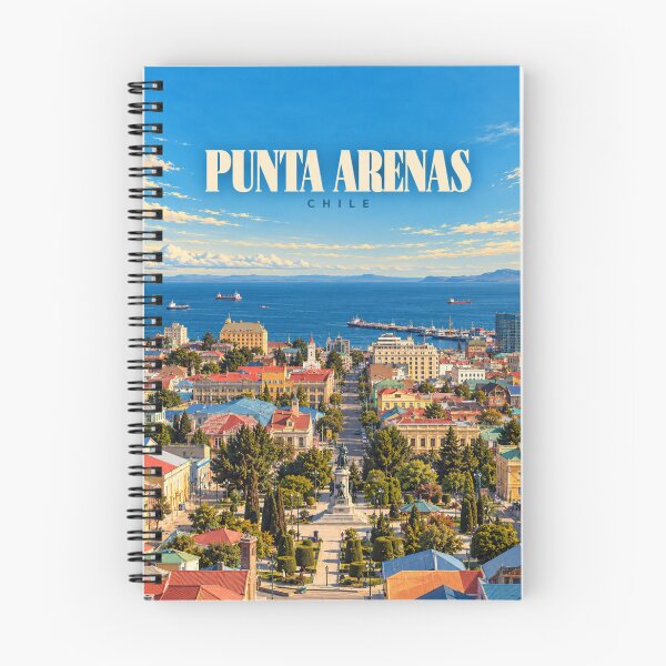 Item preview, Punta Arenas Vintage Patagonian City Art designed and sold by MichaeIRellov.