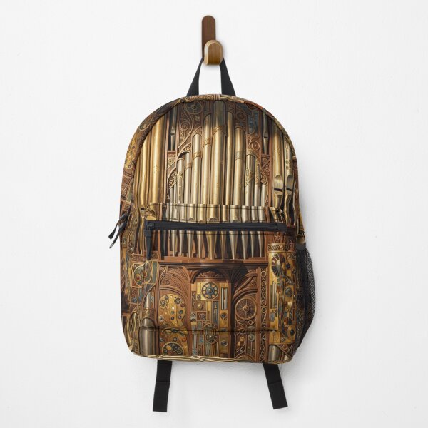 Item preview, Pipe Organ Steampunk AI Illustration designed and sold by pinkal.