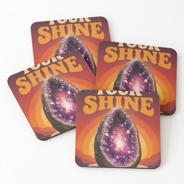 Item preview, Retro Amethyst Geode Find Shine designed and sold by JC Art Creations.
