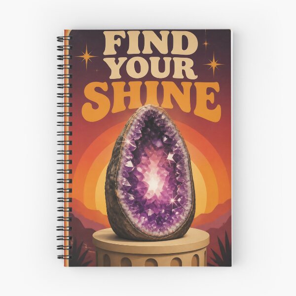 Item preview, Retro Amethyst Geode Find Shine designed and sold by JC Art Creations.