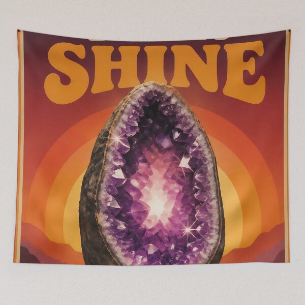 Item preview, Retro Amethyst Geode Find Shine designed and sold by JC Art Creations.