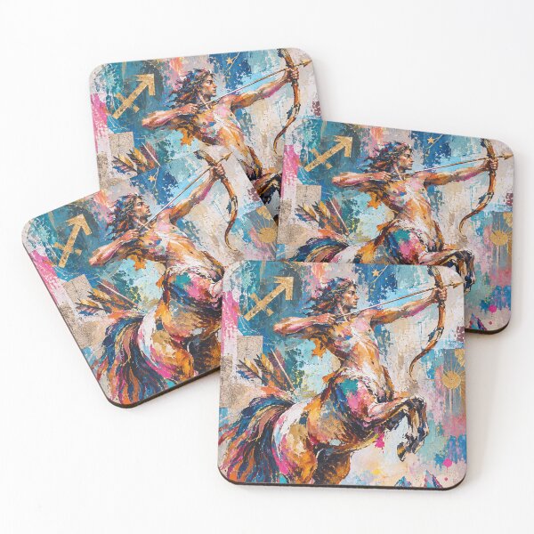 Item preview, Sagittarius Zodiac Painting – Cosmic Astrology Art designed and sold by GalleryKauffeld.