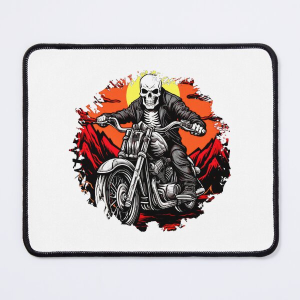 Item preview, Skeleton Motorcycle / Motorcyclist Skull designed and sold by Soulskier.