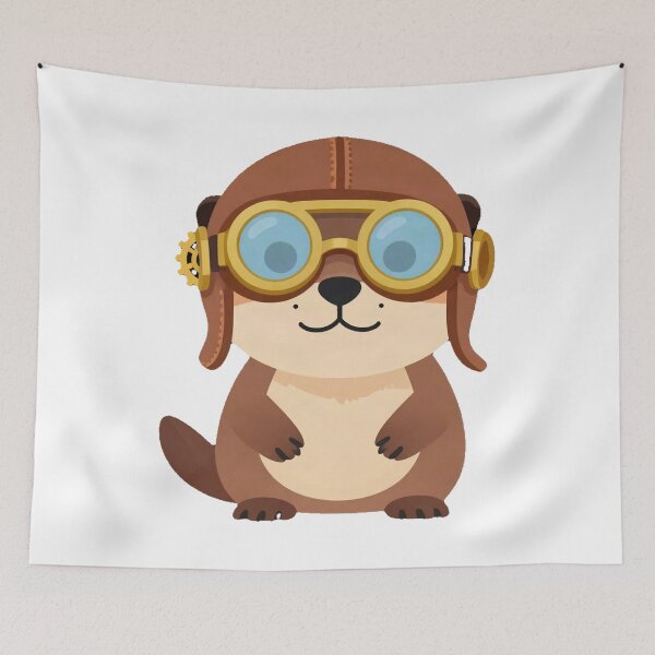 Item preview, Steampunk Aviator Otter designed and sold by Arc2020.