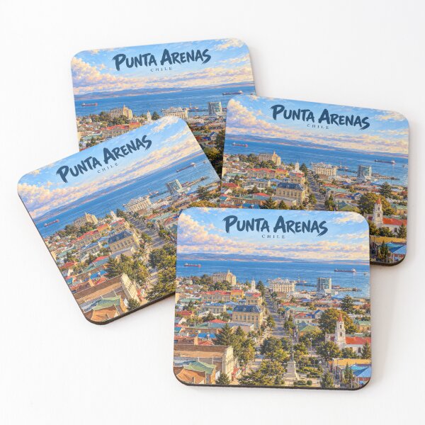 Item preview, Punta Arenas Painterly Patagonian City Impression designed and sold by MichaeIRellov.