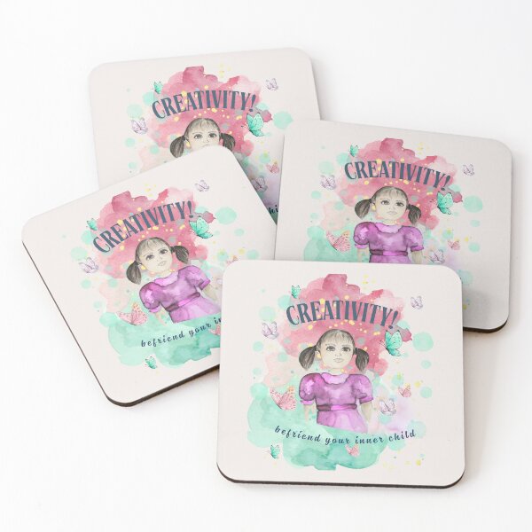 Item preview, "Befriend Your Inner Child" Creativity Cute Illustration Art designed and sold by Liberarteprint.