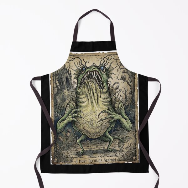 Item preview, Creature from the deep dark swamp dark horror illustration designed and sold by Vintage Designs +.