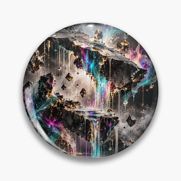 Artikelvorschau, Fractured Reality - Surreal Neon Dreamscape Art entworfen und verkauft von Personiq Kaleido.