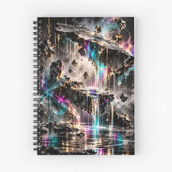 Item preview, Fractured Reality - Surreal Neon Dreamscape Art designed and sold by Personiq Kaleido.