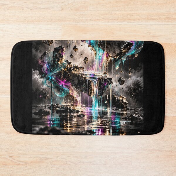 Artikelvorschau, Fractured Reality - Surreal Neon Dreamscape Art entworfen und verkauft von Personiq Kaleido.