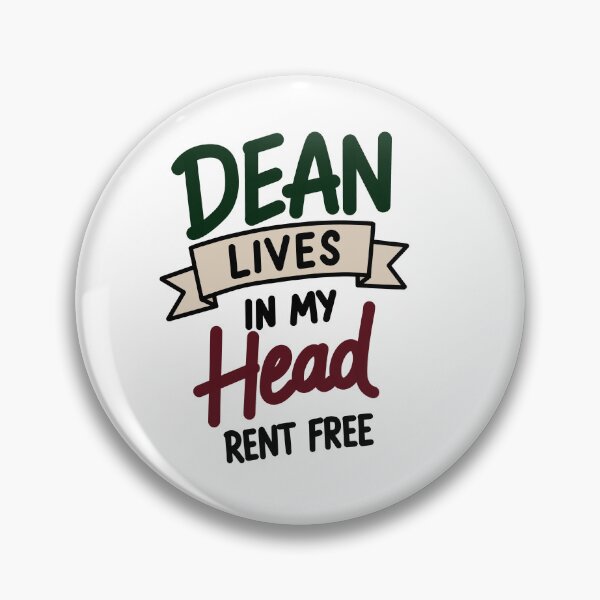 Item preview, Dean lives in my head rent free designed and sold by TineHunterArt.