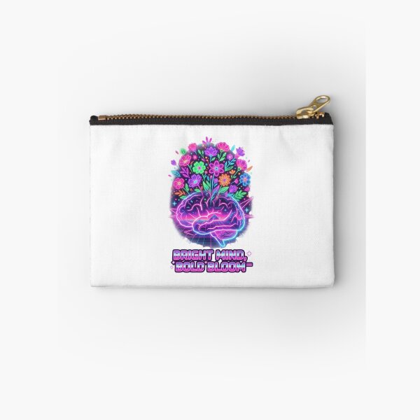 Item preview, Retro Synthwave Neon Brain Floral Mental Growth designed and sold by Sanan Israyilli.