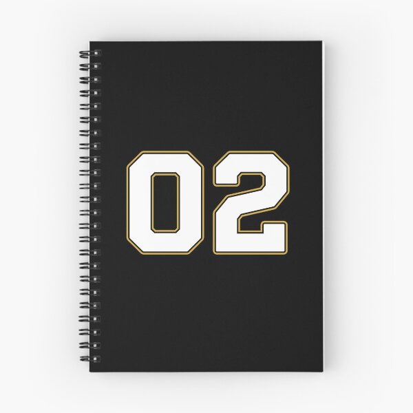 Item preview, 02 | Jersey Number 02 | Shirt Number 02 (White / Gold) designed and sold by STUDIO-72.