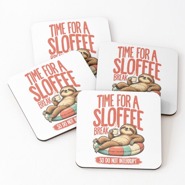 Item preview, Sloffee Break Sloth Coffee Lover designed and sold by ShirtWreck.