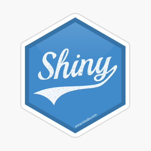 R Shiny Logo Sticker