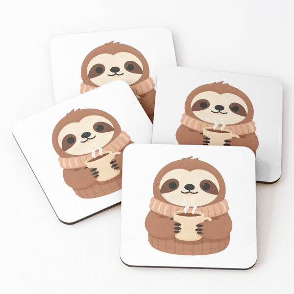 Item preview, Cozy Autumn Sloth Coffee Art designed and sold by Arc2020.