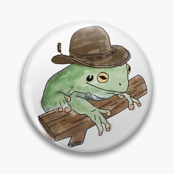 Item preview, Cowboy frog designed and sold by claytato.