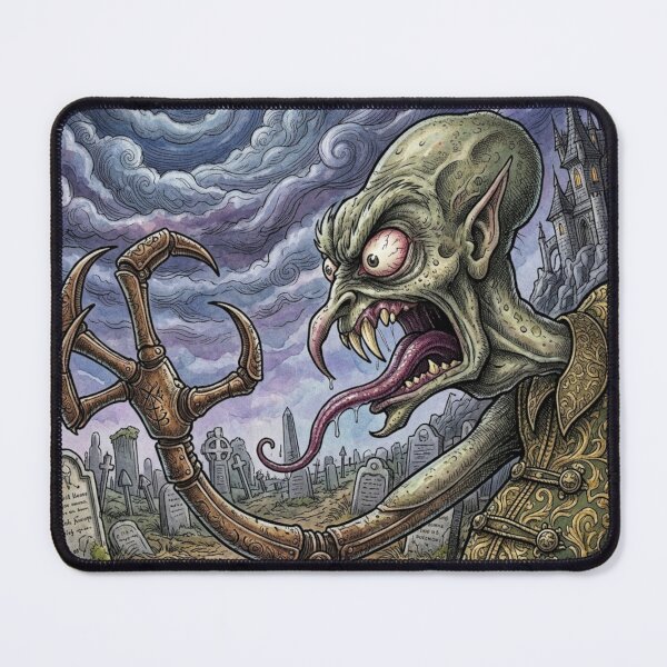 Item preview, Steampunk Rat Lord controller of the rodent horde dark horror illustration designed and sold by Vintage Designs +.