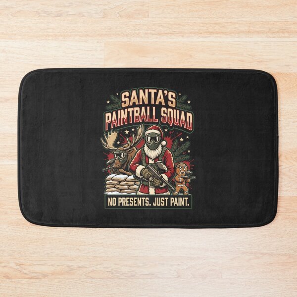 Item preview, Santa Paintball Squad Christmas designed and sold by SplashTastic.