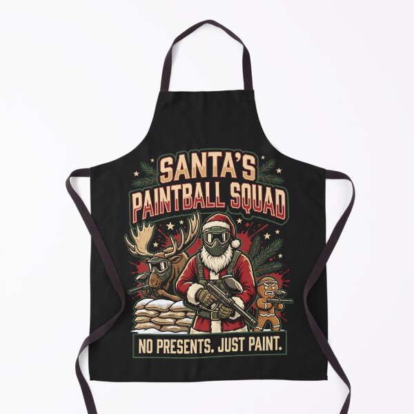 Item preview, Santa Paintball Squad Christmas designed and sold by SplashTastic.