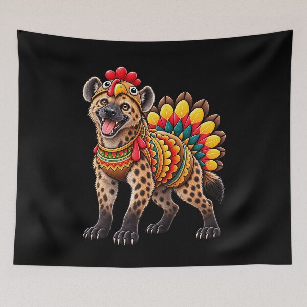 Item preview, Funny Hyena Turkey Costume Thanksgiving Zoo designed and sold by rafaeltto.