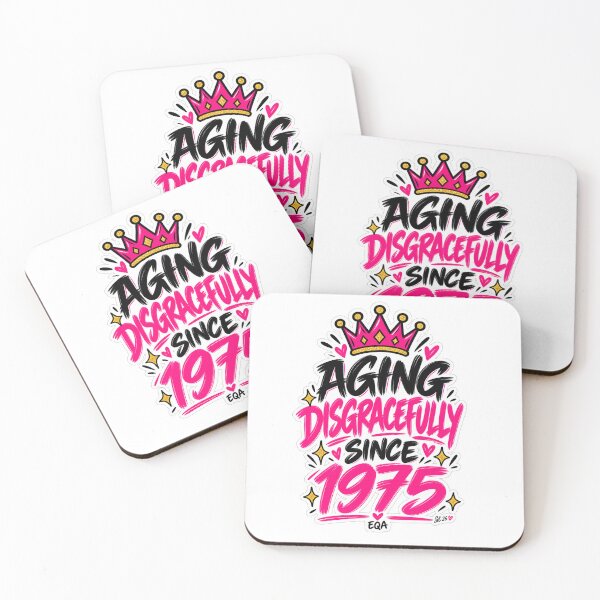 Item preview, Aging Disgracefully Since 1975 designed and sold by Bold Bird Studio.