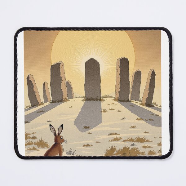 Item preview, Sunrise over the Standing Stones, Solstice Hare designed and sold by GildedFolio.