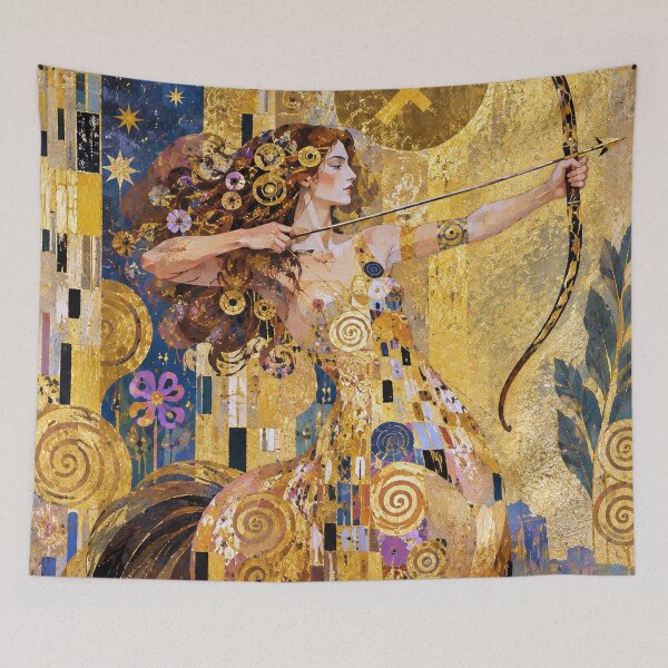 Item preview, Sagittarius Painting – Contemporary Astrological Wall Art designed and sold by GalleryKauffeld.