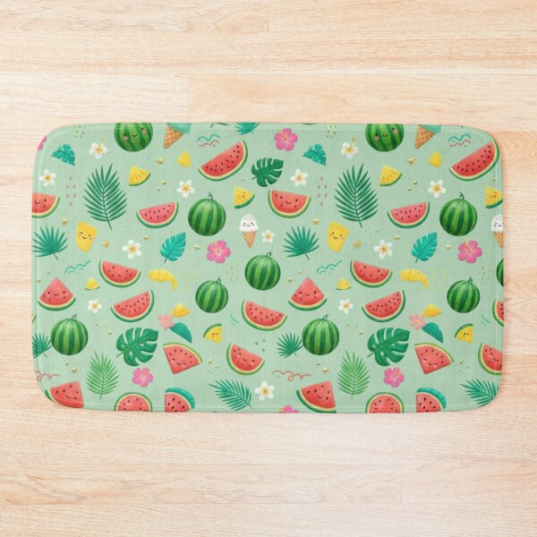 Item preview, Tutti Frutti Summer: Cute Kawaii Watermelon Pattern designed and sold by Differenceee.