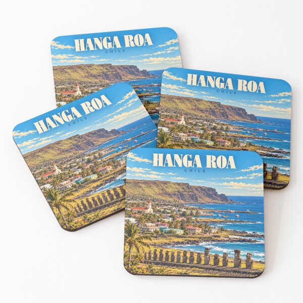Item preview, Hanga Roa Vintage Rapa Nui Art designed and sold by MichaeIRellov.
