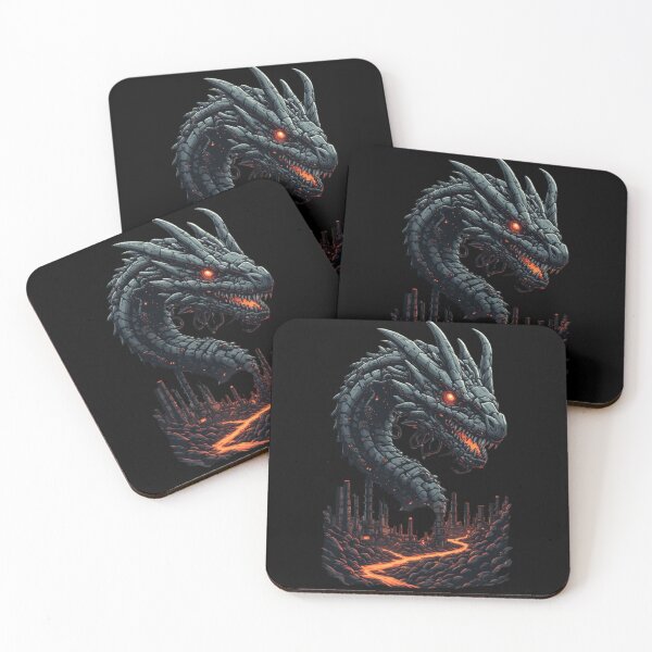 Item preview, Mechanical dragon over the industrial zone designed and sold by KinoDesign.