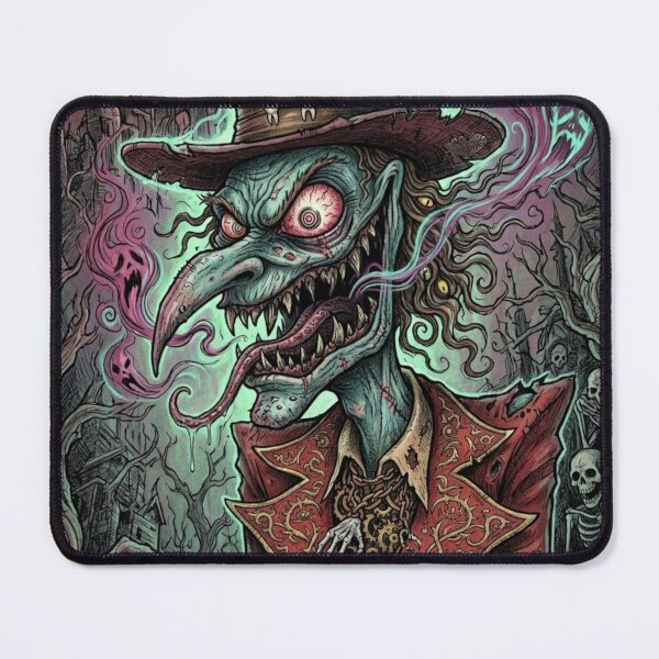 Item preview, Ringmaster of the dark and possessed horror illustration art  designed and sold by Vintage Designs +.