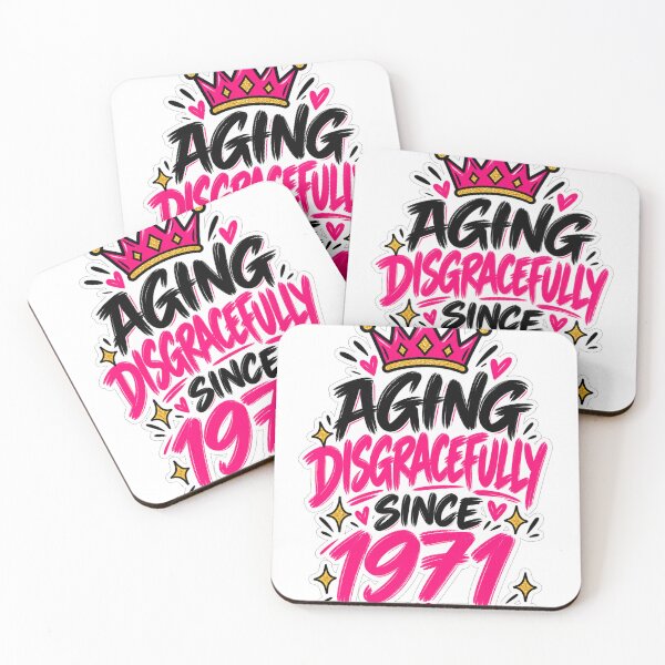 Item preview, Aging Disgracefully Since 1971 designed and sold by Bold Bird Studio.