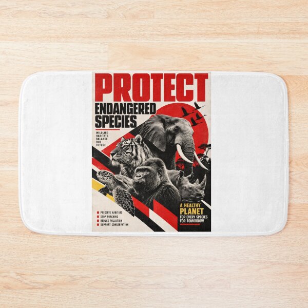 Item preview, Endangered Wildlife Poster designed and sold by ForeverPrintsOK.