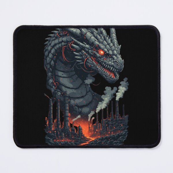 Item preview, Cyber dragon in the dystopian refinery designed and sold by KinoDesign.
