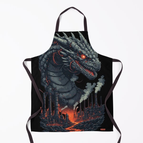 Item preview, Cyber dragon in the dystopian refinery designed and sold by KinoDesign.