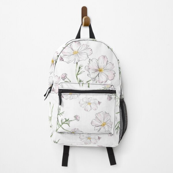 Item preview, Delicate Watercolor Cosmos Flowers Botanical Pattern designed and sold by Deep Layer.