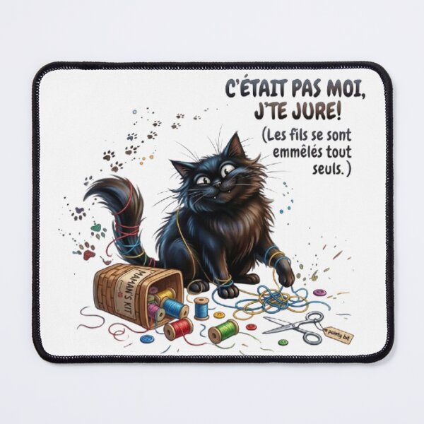 Item preview, Humorous black cat designed and sold by CHRIST5000.