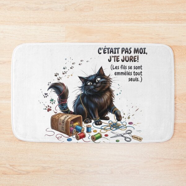 Item preview,  Humorous black cat  designed and sold by CHRIST5000.