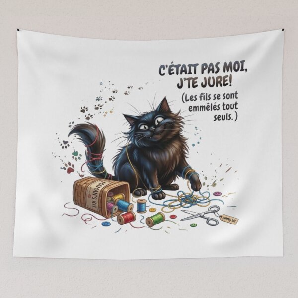Item preview,  Humorous black cat  designed and sold by CHRIST5000.